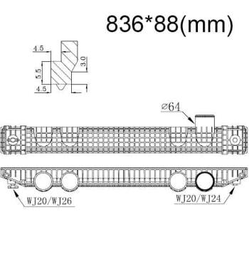 Бачок радиатора Freightliner Century, Columbia напорный верхний 2 (1996-2011)