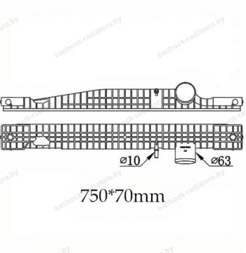Бачок радиатора Volvo FM 2, FM 3, FMX напорный верхний (2005-2024)