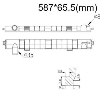Бачок радиатора Land Rover Range Rover 2 напорный верхний (1994-2002)