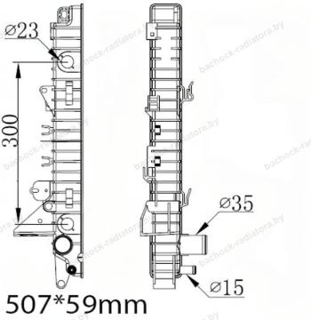 Бачок радиатора Land Rover Discovery 3, Discovery 4 (L319), Range Rover Sport (L320) напорный левый (2004-2020)