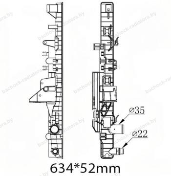 Бачок радиатора Land Rover Discovery 3, Discovery 4 (L319), Range Rover Sport (L320) напорный левый (2004-2020)